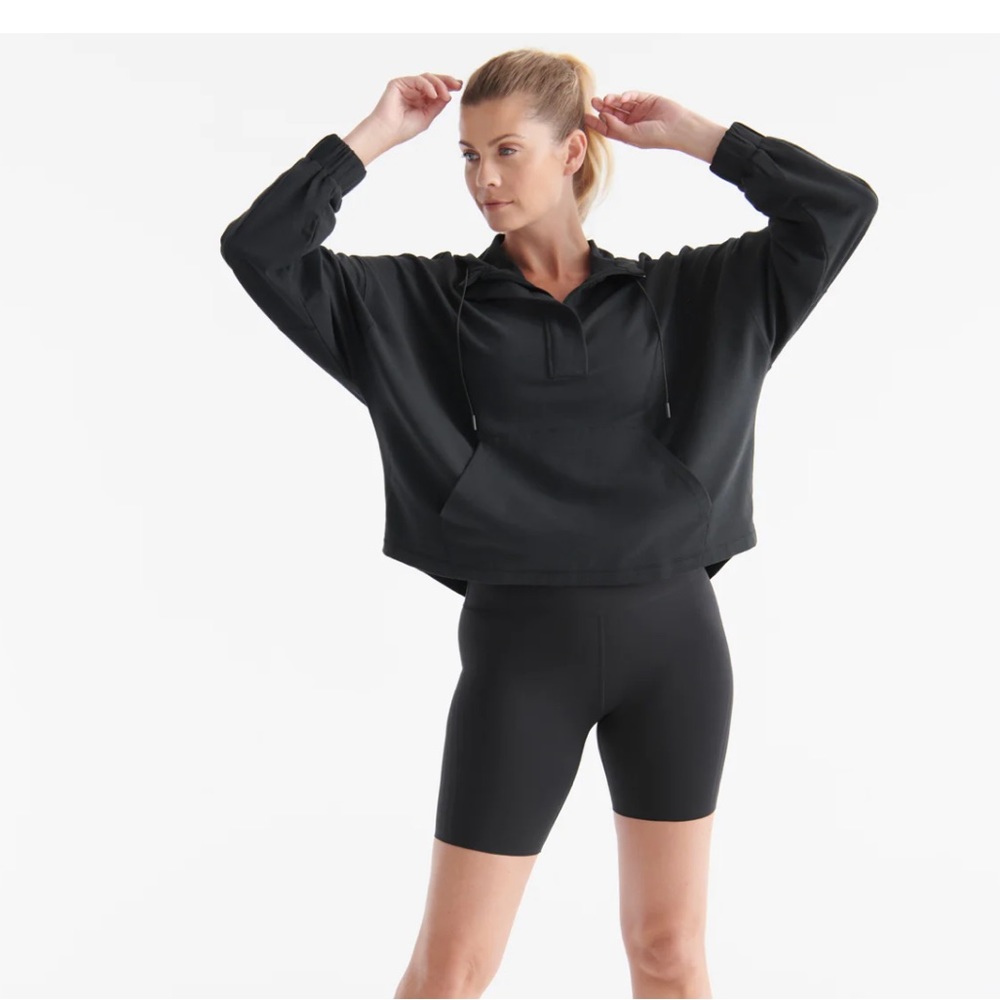 Knix Good to Go Fleece Oversized Hoodie Black